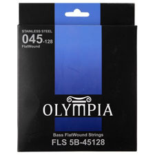 OLYMPIA FLAT WOUND 5현일렉베이스기타줄045-128(WO-FLS 5B-45128)