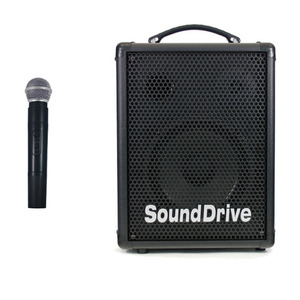 Sound Drive SPM-120MP 충전기능 내장 무선마이크포함/300W 충전앰프 다용도 멀티앰프(WS-SPM-120MP)